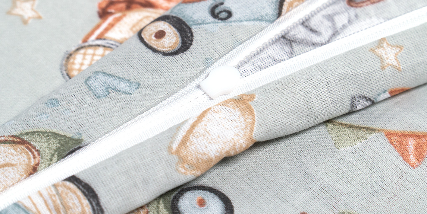 Pościel 100x160 cm 100% bawełna zwierzaki w autach